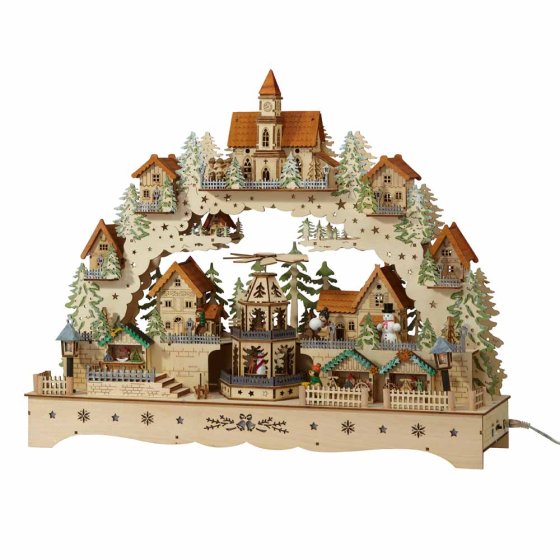 Grote verlichte decoratieboog-landschap 