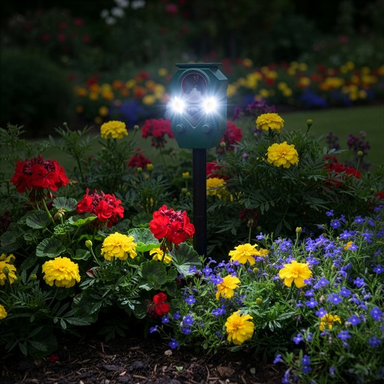 Ultrasone solar-mini-dierenverjager 