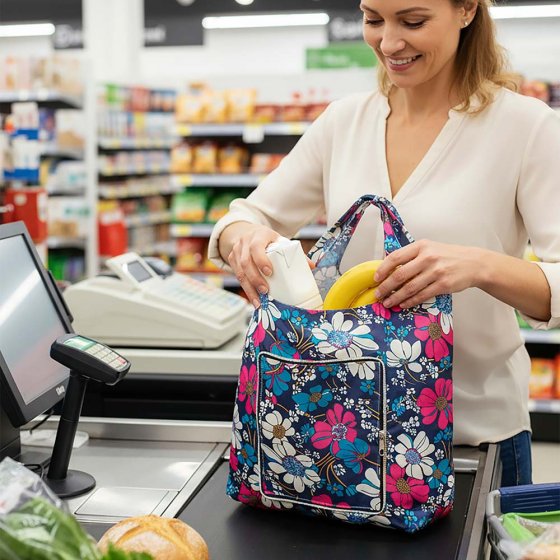 Uw cadeau: opvouwbare boodschappentas 