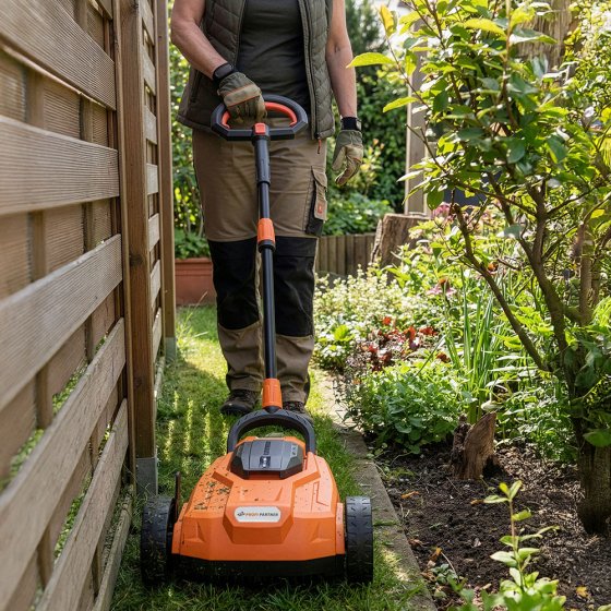 Accu-grasmaaier voor één hand 