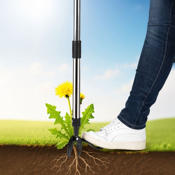 Krachtbesparende onkruidsteker 