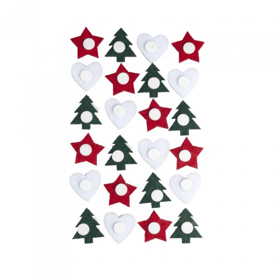 Viltstickers "Adventskalender"