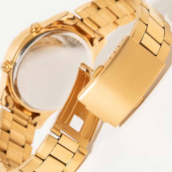 Gouden radio-armbandhorloge 