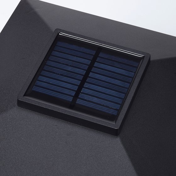 LED-zonnelantaarn met wandbevestiging 