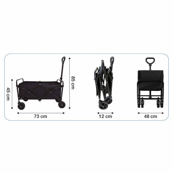 Opvouwbare transportwagen 