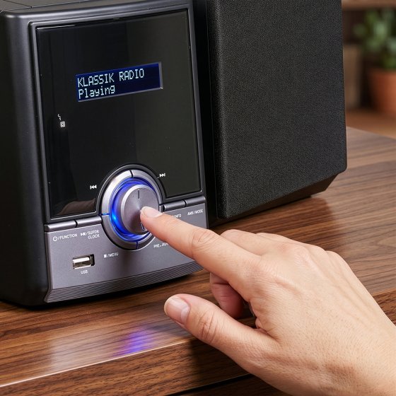 DAB+-muzieksysteem met cd-speler 
