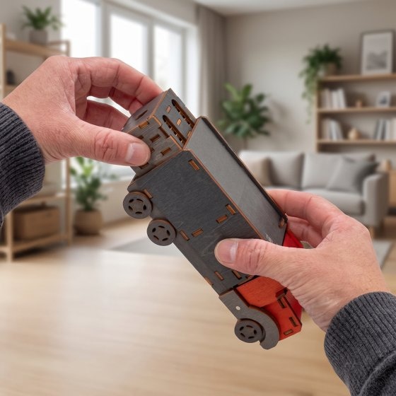 Puzzel-cadeautruck „Levering“ 