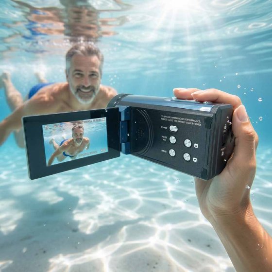 Waterdichte camcorder 