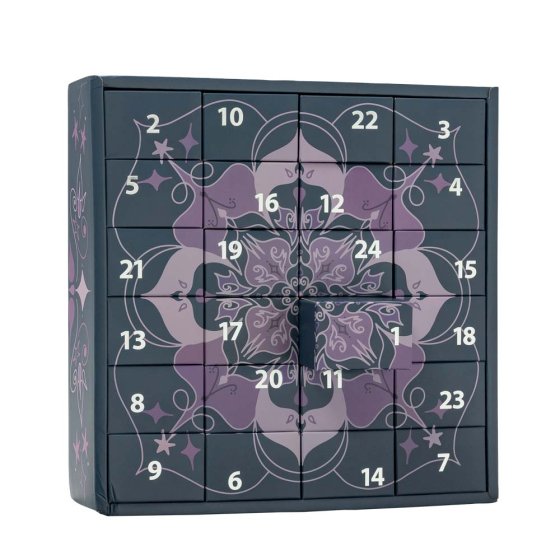Adventskalender met mini-geurkaarsjes 