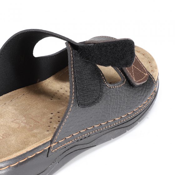 Comfortab. klittenbandschoenen 41 | zwart#bruin