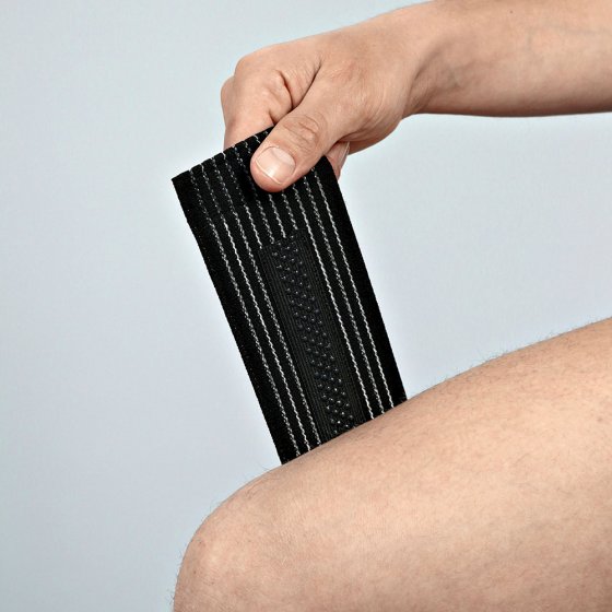 Kniebandage met antislipcoating