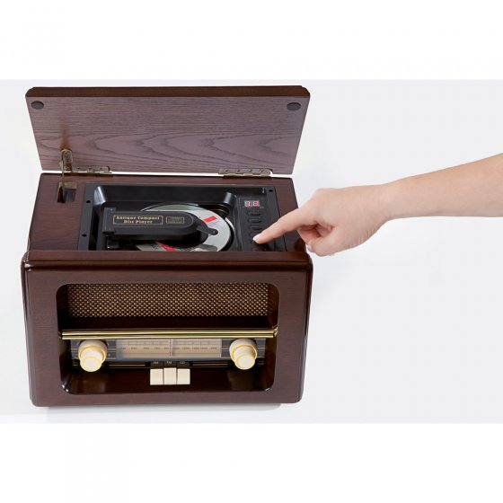 Nostalgische radio/cd-speler 