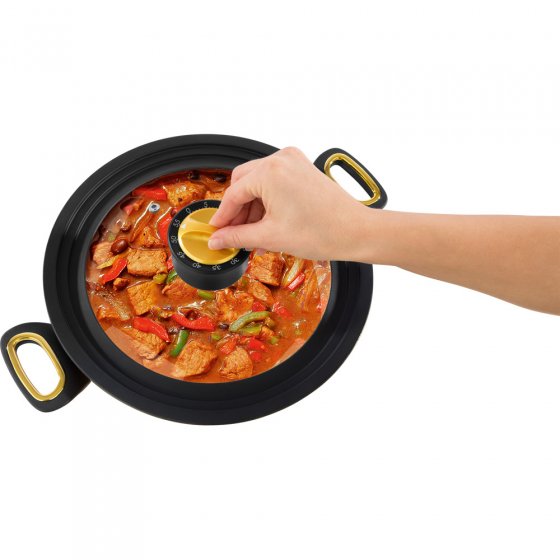 Pannendeksel met timer