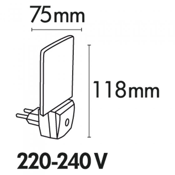 Led-nachtlampje 3 stuks 