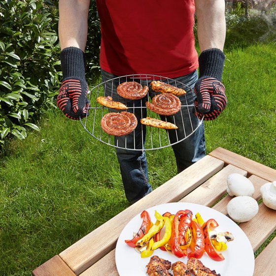 Hittebestendige barbecue-handschoenen Set van 2 stuks 