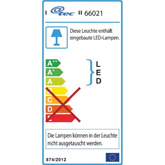 Led-tafellamp op accu 