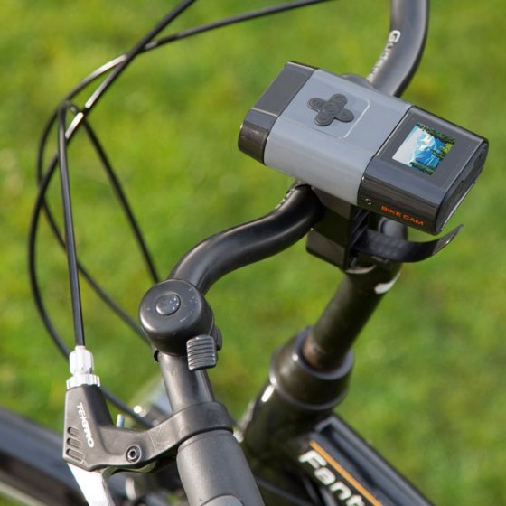 Digitale camera voor op de fiets 