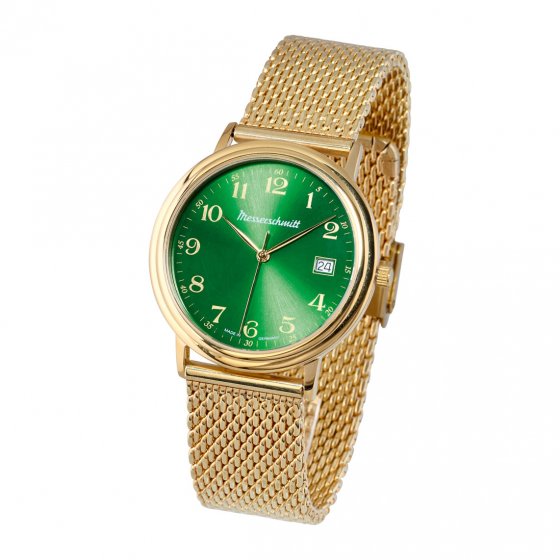 Verguld herenhorloge „Green Baron“ 