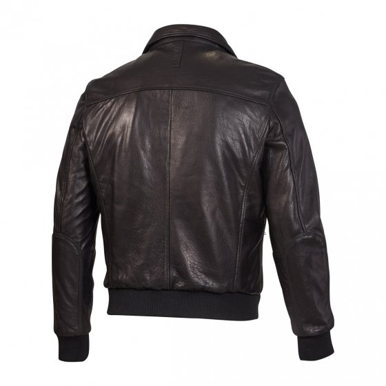 Blouson van Nieuw-Zeelands lamsleer 60 | Zwart