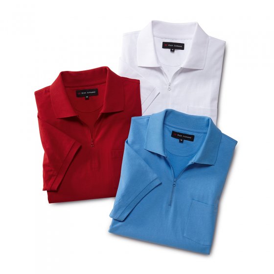 Jersey-poloshirt 3 stuks