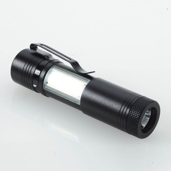 Uw cadeau: led-zaklamp met COB-licht