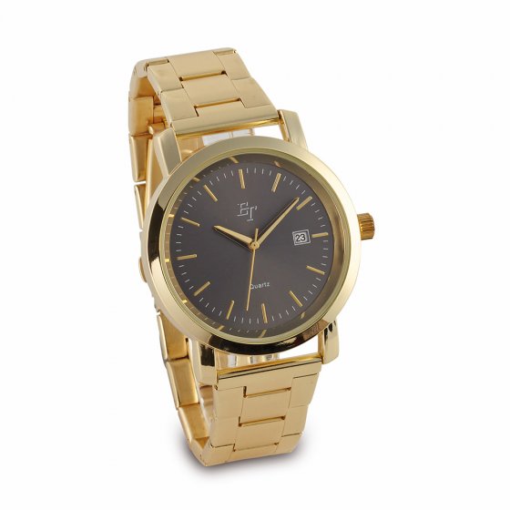 UW CADEAU ELEGANT HERENHORLOGE ‘GOLD‘ 