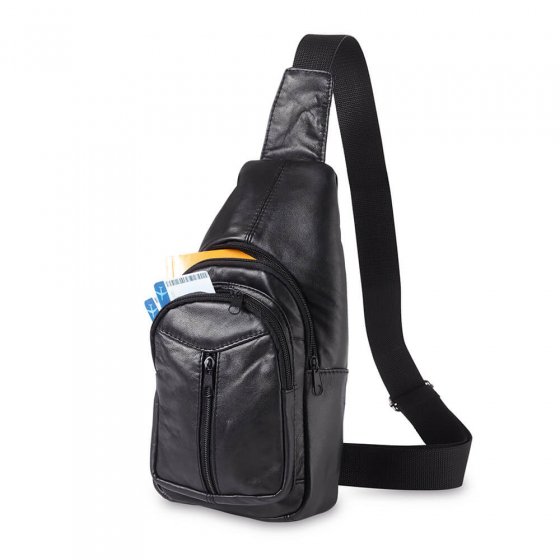 Holstertasje van lamsleer