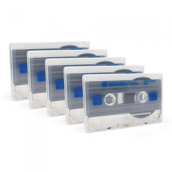 Set van 5 cassettebandjes 90 min. 