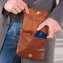 Compacte leren schoudertas - 4