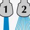 Flexibele slangverlenging Set van 2 - 4