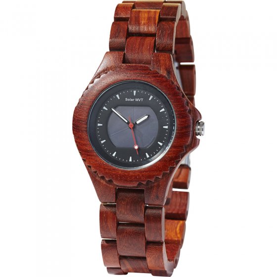 Houten solar horloge 