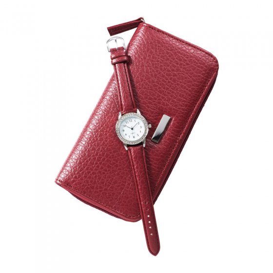 Elegant dameshorloge met portemonnee