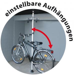 Telescopische fiets houder 