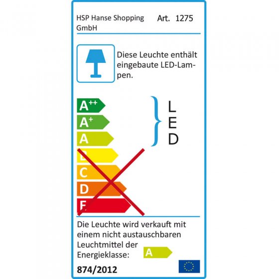 Staande led-daglichtlamp 