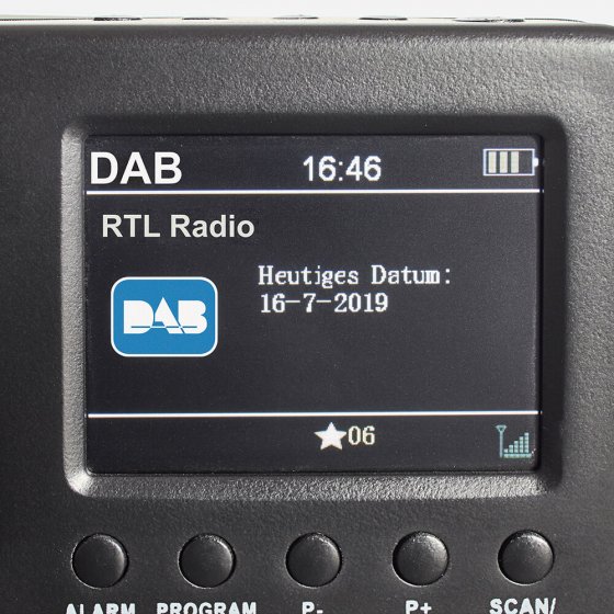 Compacte DAB+/FM-radio 