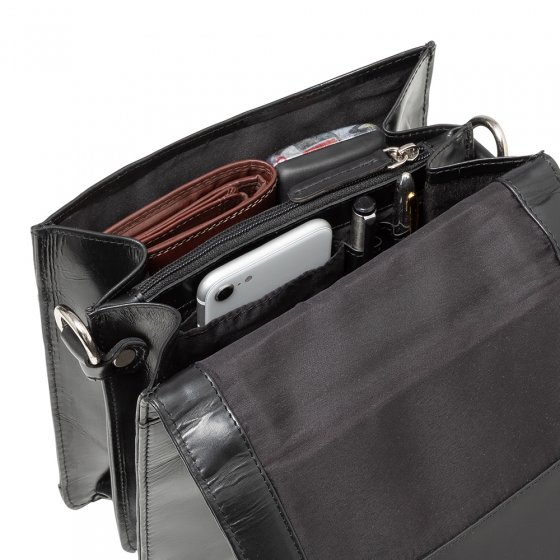 Rundleren tas voor heren met RFID 