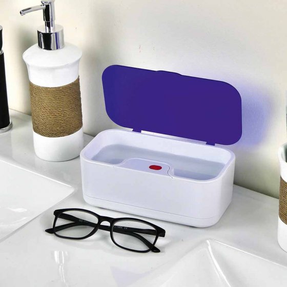 Mobiele brilreiniger 