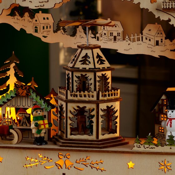 Led-kerstboog met muziek 
