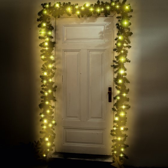 Lichtketting met timer 