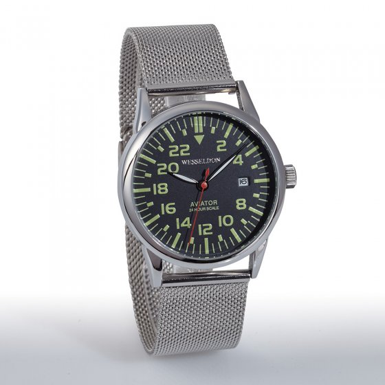 Automatisch 24-uurs horloge 'Aviator' 