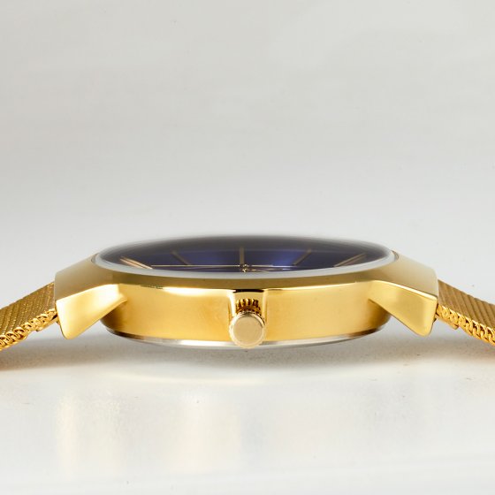 Solarhorloge 'Gold  &  Blue' 