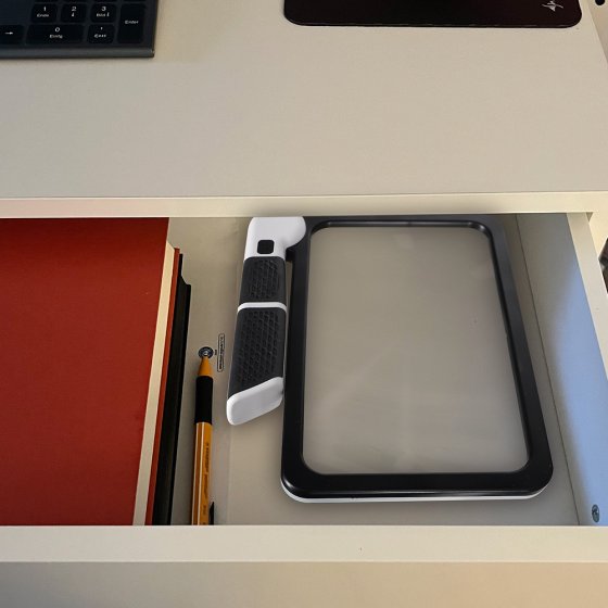 Handloep met instelbaar licht 