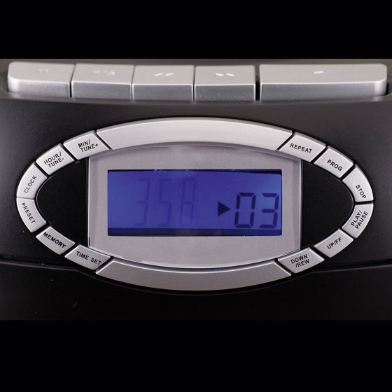 Draagbare cd-speler met cassettedeck 