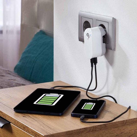 Combi-stopcontactadapter met timer 