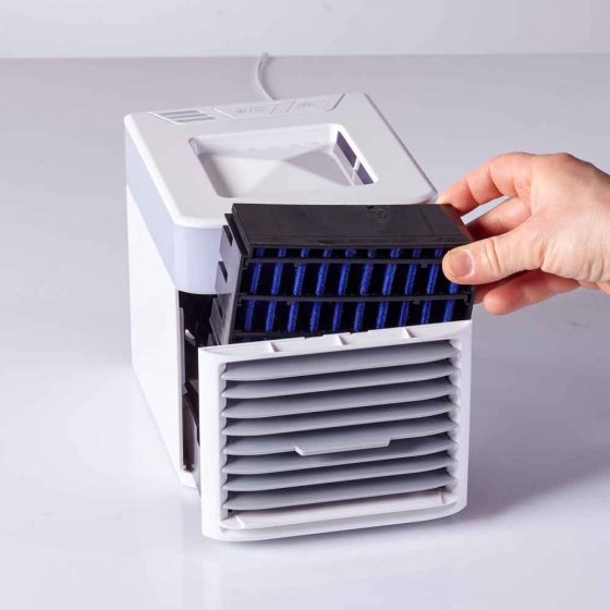 Mini-airco met sfeerverlichting 
