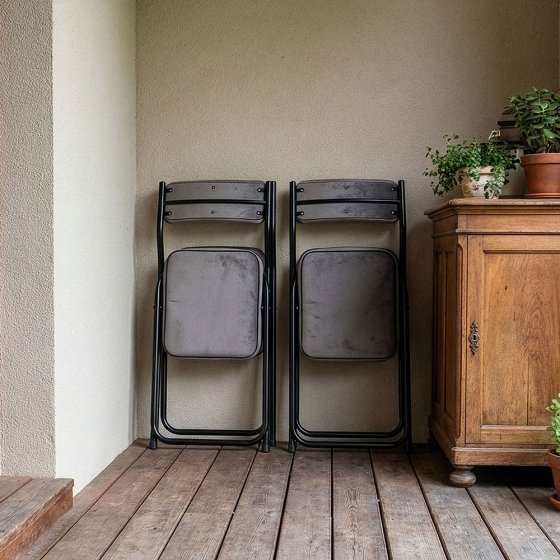 Opvouwbare comfortstoel in een set van 2 