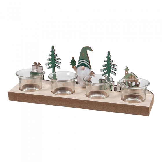 Houten kandelaars 