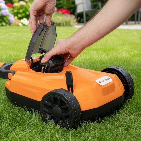 Accu-grasmaaier voor één hand 