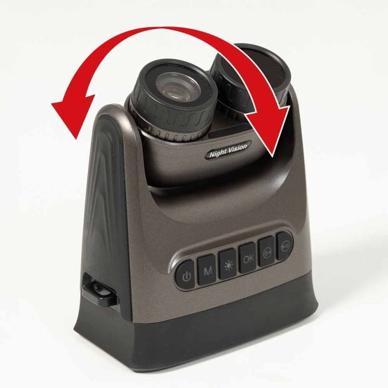Infraroodcamera met draaibare lens 