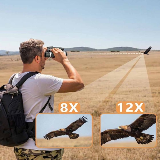 Camera-verrekijker met scherm 